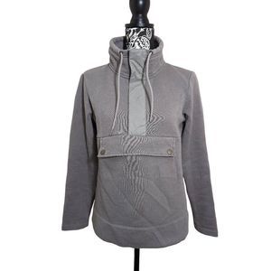 L.L. Beans Women's Signature Organic Sweatshirt, Anorak Gray XS